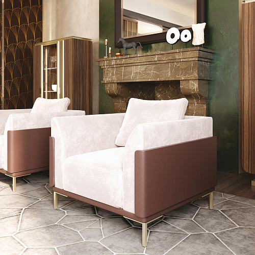 Vittoria Contemporary Italian Armchair