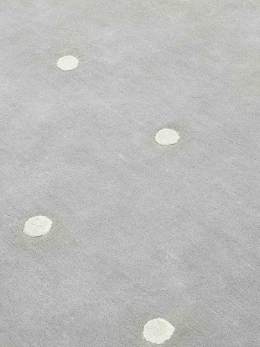 Punti Grey Designer Handmade Rug