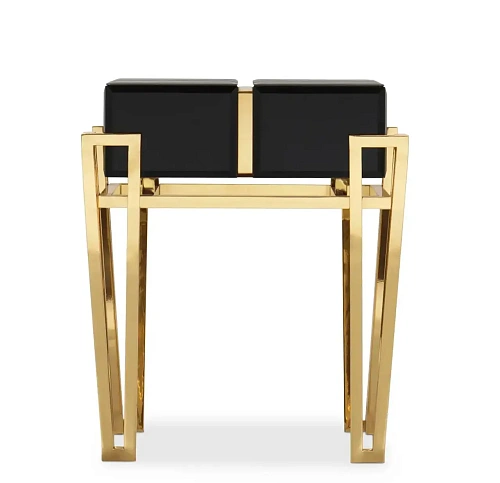 Obsidian Side Table
