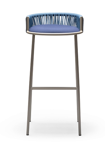 Millie SG-80 Blue Outdoor Bar Stool