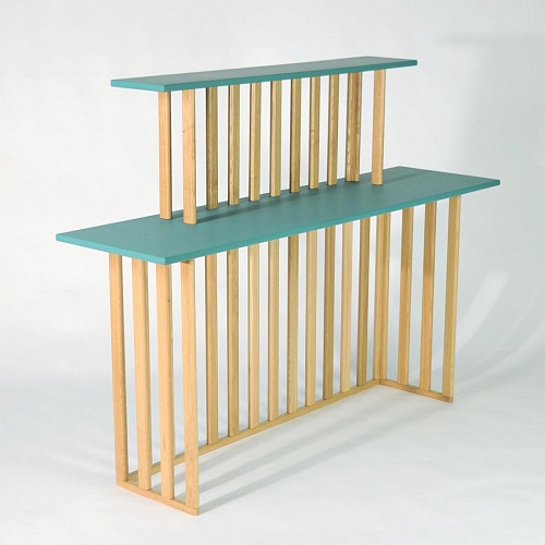 Green Two-Level Console Table