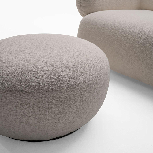 Carol White Pouf