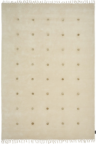 Punti Beige Designer Handmade Rug