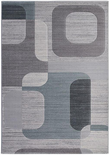 Geometric Machine Woven Polypropylene Rug