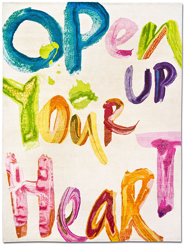 Open Up Your Heart Hand Knotted Rug