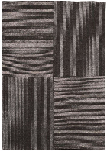Hand-Knotted Grey Rug