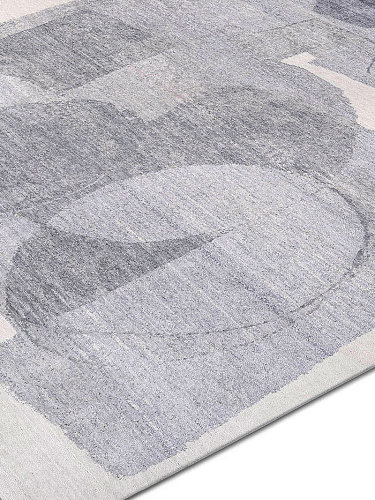 Snow Silver Hand Knotted Rug