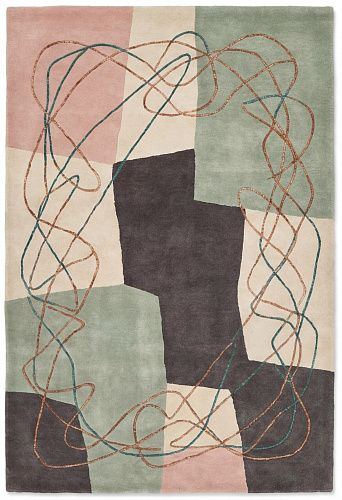 Muted Patchwork Artisan Rug