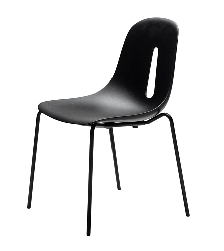 Gotham S Black Chair (2-Piece Set)