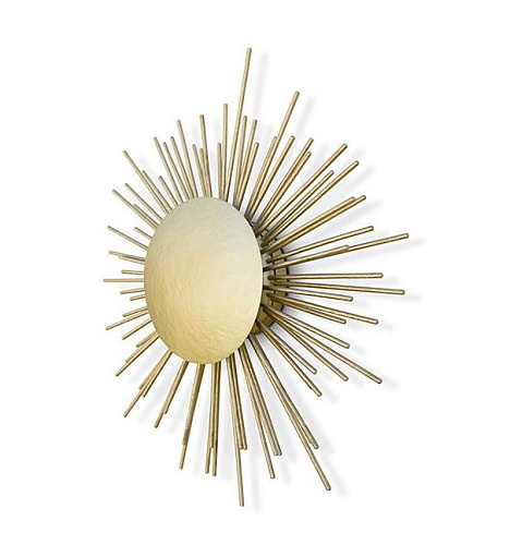 Radiant Brass Wall Light