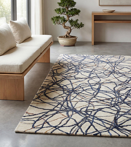 Filigree Silence Handcrafted Rug