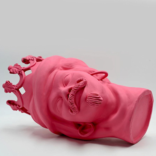 Moor's Head Pink Sculpture