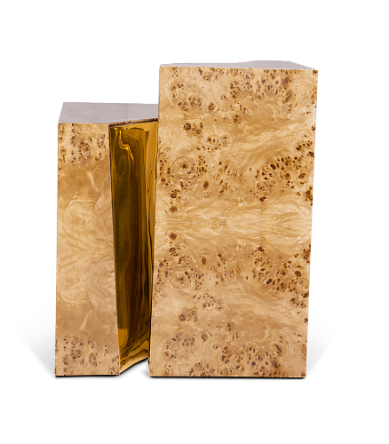Fissure Poplar Side Table
