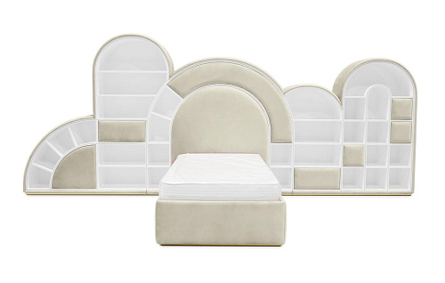 Bubblegum Marshmallow Cream Bed