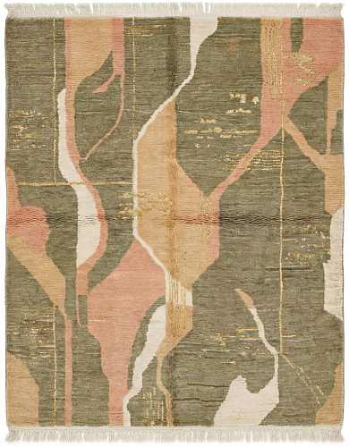 Moss Veins Artisan Rug