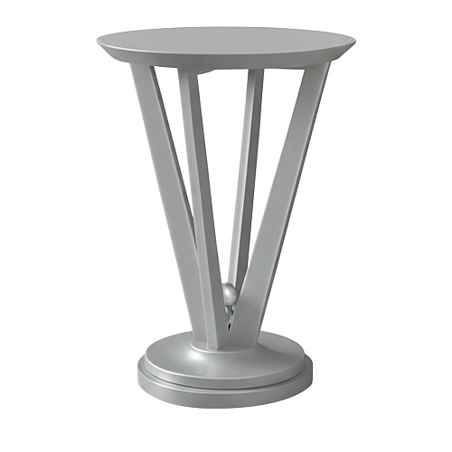 Metallic Leaf Side Table