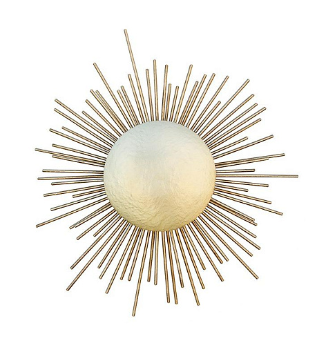 Radiant Brass Wall Light