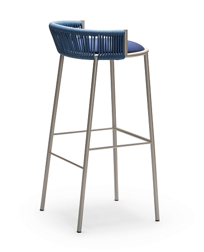 Millie SG-80 Blue Outdoor Bar Stool