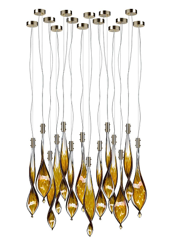 Murano Leaves 15-Light Pendant