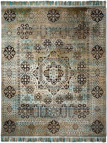 Green Mix Luxury Rug