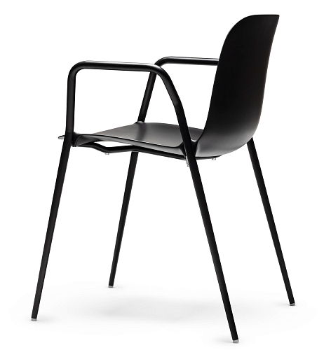 Dogo P Black Chair (2-Piece Set)