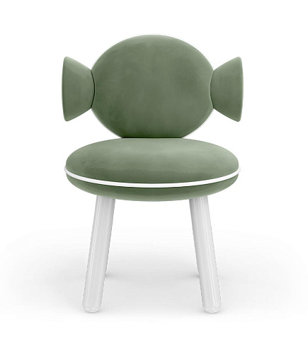 Lollipop Green Puff Chair