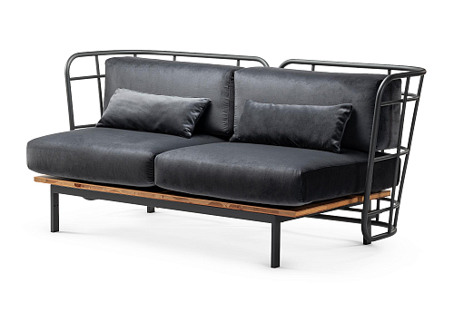 Jujube D Black Outdoor Sofa