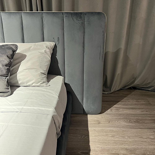 Douglas Dark Bed with Headboard