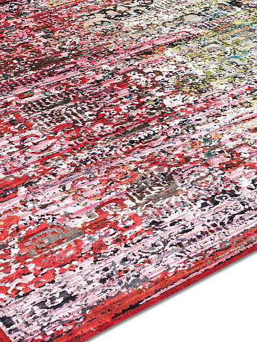 Woods Strawberry Hand Knotted Rug