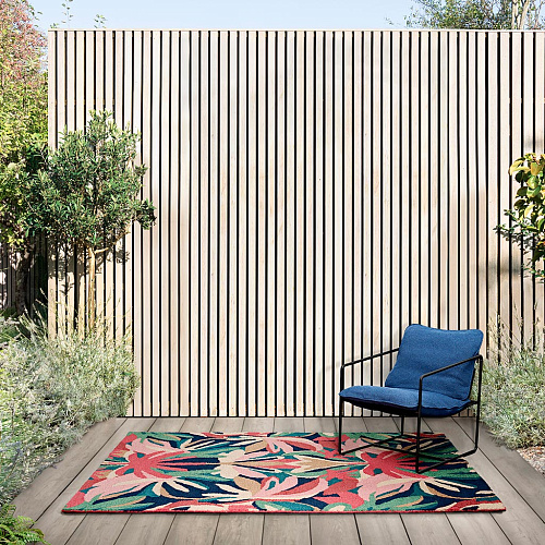 Pink Sunrise Outdoor Rug