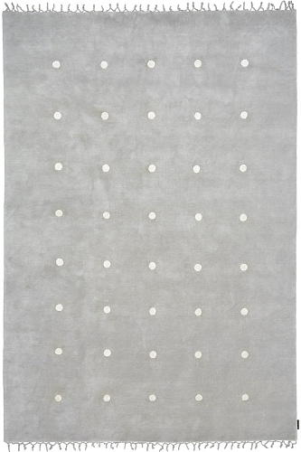 Punti Grey Designer Handmade Rug
