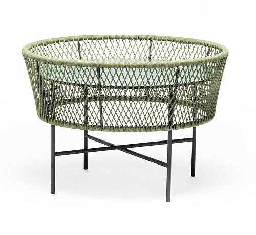 Tamburo ME Round Green Outdoor Coffee Table