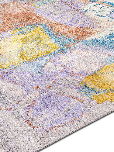 Pastel Mint Hand Knotted Rug