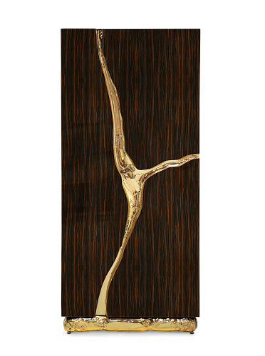 Fissure Ebony Cabinet