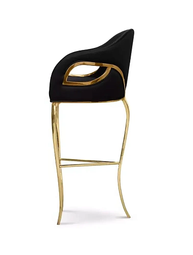 Lyra High Back Bar Stool