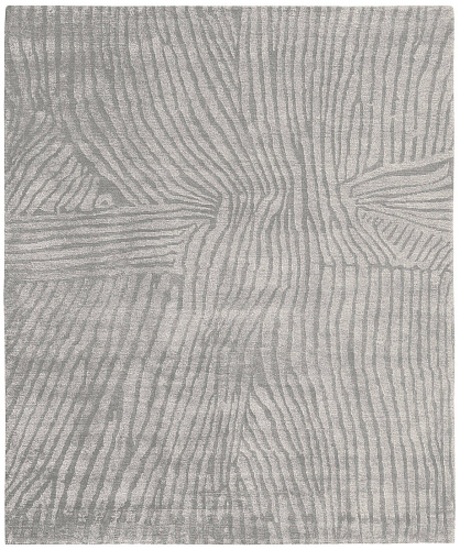 Gilio Hand-Knotted Grey Rug