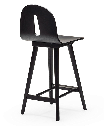 Gotham Woody SG-65 Black Ash Bar Stool