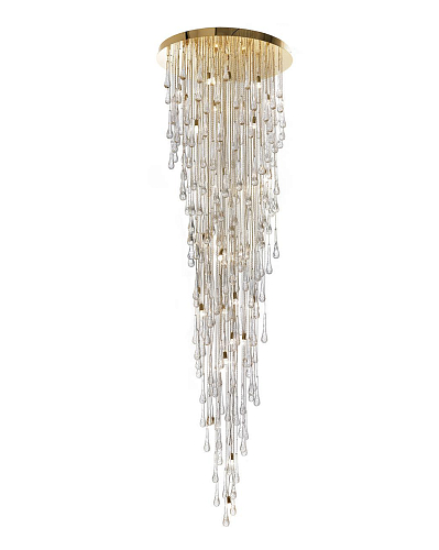 Murano Glass Drop Cascade Chandelier