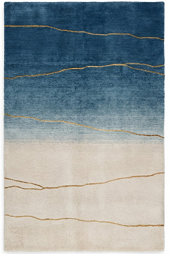 Horizon Gradient Blue Artisan Rug