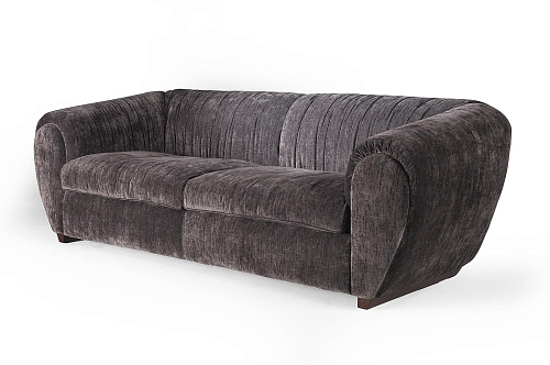 Oberdan Grey 3-Seater Sofa