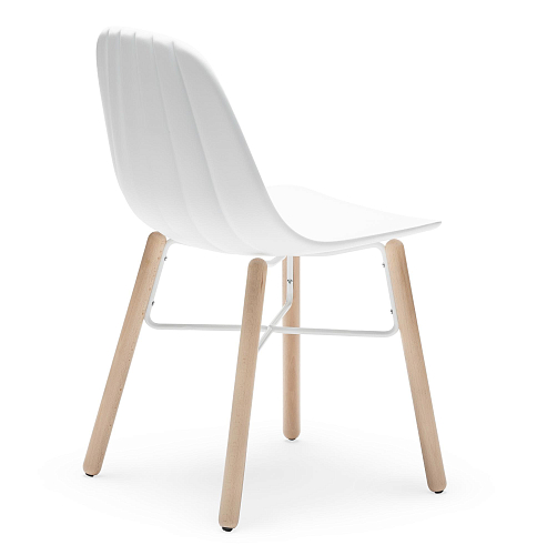 Babah W White Chair