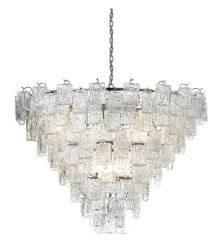 Murano Glass Brick Chandelier