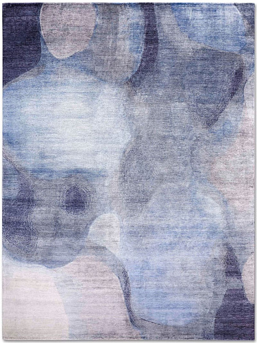Blue / Grey Hand-Woven Rug