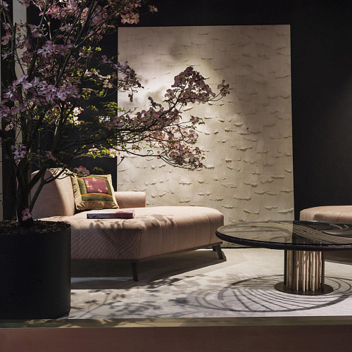 Expanding Pink Chaise Longue
