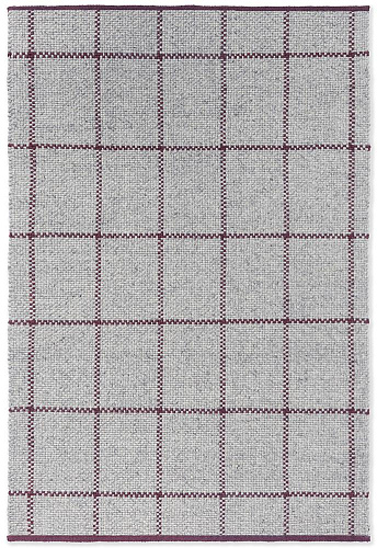 Ash Stone Check Rug