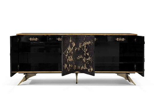 Mirage Purple Feather Cabinet
