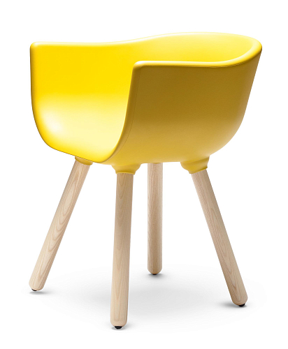 Tulip S Yellow Chair