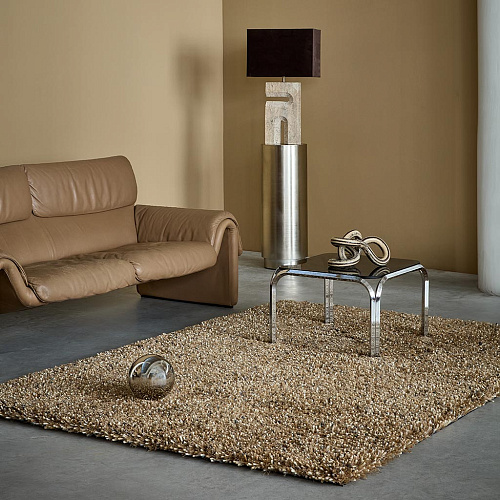 Beige Shag Rug
