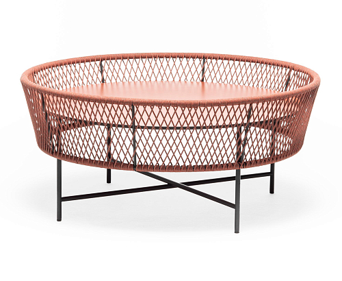 Tamburo LG Round Red Outdoor Coffee Table