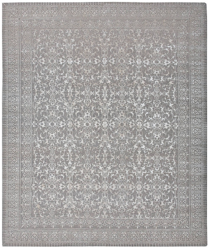 Hand-Woven Ferrara Grey Rug
